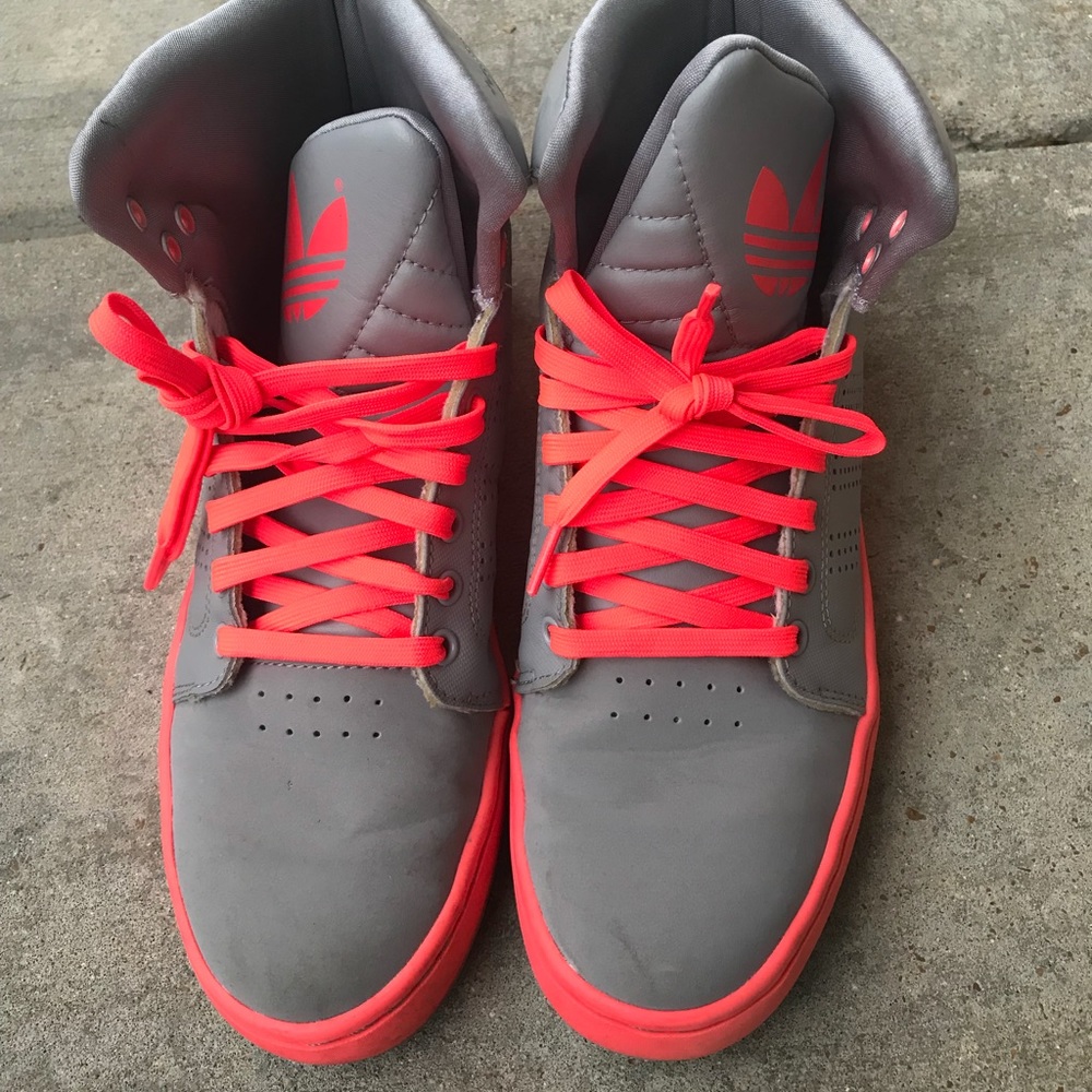 Adidas Pinkish and Grey sneakers